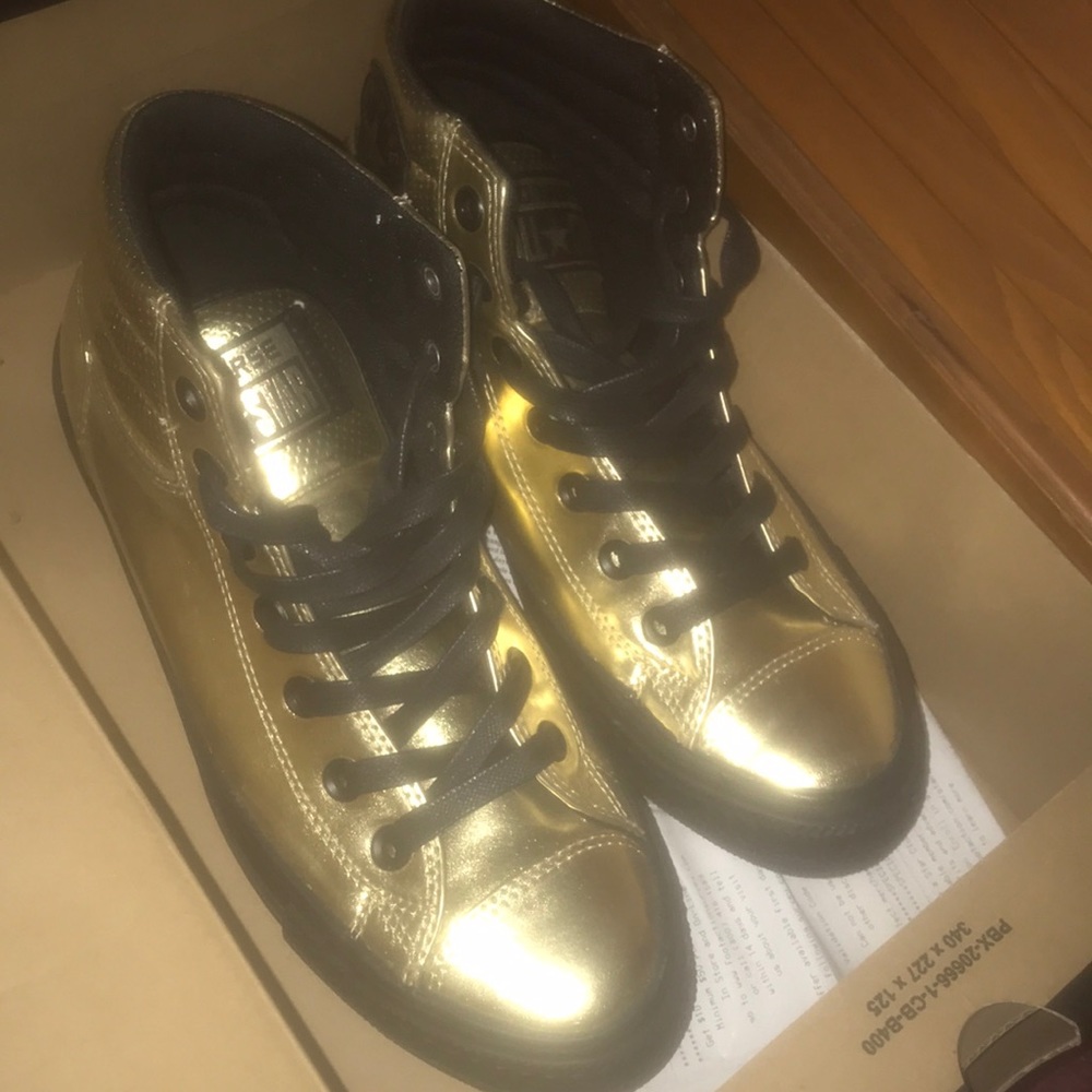 Brand New GOLDEN Converse All Stars